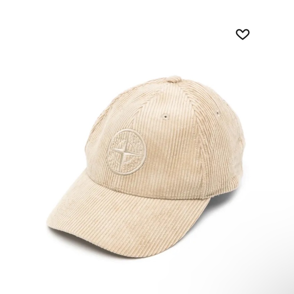 Stone Island Beige Baseball Cap